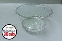 'Royal packaging suppliers, Inc- 2-Ounce Plastic Portion Cups with Lids, Jello SRoyal packaging suppliers,Inc (2oz fancy line cup 200sets)