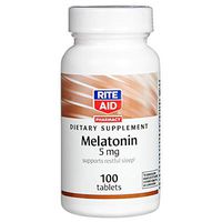 Rite Aid Pharmacy Melatonin Tablets, 5mg - 100 Count