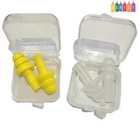 High Fidelity Ear Plugs Noise Cancelling Reusable Earplugs for Sleeping and Swimming etc,Protection Earplugs Block and Muffle The Annoying Sounds (Yellow/Clear,2 Pairs)