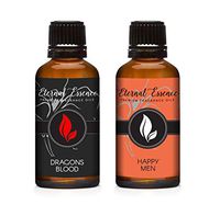 30ML - Pair (2) - Dragons Blood & Happy Men - Premium Fragrance Oil Pair - 30ML