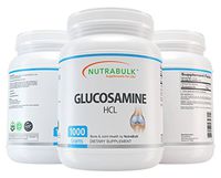 NutraBulk Glucosamine HCL Pure Powder 1000 Grams (2.2lbs)