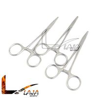 LAJA IMPORTS 3 PCS STAINLESS STEEL WEBSTER NEEDLE HOLDER 5.5'' FINE POINT SMOOTH JAWS VETERINARY INSTRUMENTS