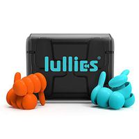 Lullies Ear Plugs - 2 Pairs (SkyBlue and Volcano) Noise Cancelling Reusable Earplugs for Sleeping