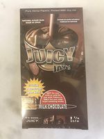 24 Packs (1 box) Juicy Jay's 1.25" Pure Hemp Rolling Papers Milk Chocolate