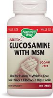 Nature's Way Flexmax Glucosamine Sulfate with MSM Sodium Free, 160 Tablets