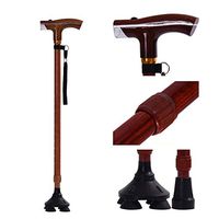 ZNXY Walking Cane,for Right, Left Stability Support - Mobility Travel Aid Travel Lightweight Folding Walking Cane with LED Adjustable Folding Cane for Men and Women