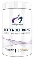 Designs for Health Keto-Nootropic - Exogenous Ketones Powder with Ginseng for Energy + Cognition (30 Servings / 540g)