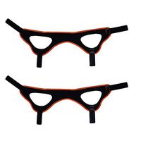 Anti Snoring Devices Chin Strap - Advanced Solution Stop Snore Sleep-Stop Sleep Aid,Effectively Relieve Discomfort, Aid Jaw Reduces and Prevents Snoring, (2 Pieces),Black,Orangeedge