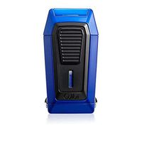 Colibri Quantum Triple Jet Lighter With V-Cutter - Blue/Black