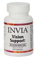 Invia Vision Support Vitamin Supplement with Lutein (6mg) and Bilberry for Healthy Eyesight