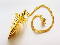 Spiral Healing Dowsing Chakra Balancing Pendulum A++ Brass Metal Divination Holistic Medicine Reiki Crystal Healing Energy Harmonizer Yoga 7 Chakra Balancing Meditation Deity Crystal Therapy
