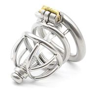 Unique Stimulating Belt Accessories, Comfortable Sleek Toy for Relaxing Emotions, Hollow Cage Invisible Lock Without Noise HAIWEHAO (Size : Ring 45mm)