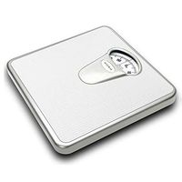 Mechanical Bathroom Scale/Mechanical Floor Scale/Spring Weight Scale/No Battery/Professional Analog Mechanical Dial/Fitness Weight Loss/Hotel/Black/White/Up to 120kg