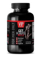 Male Enhancing Pills Increase Size - GET Hard Pills 2170Mg - for Men ONLY - Maca - 1 Bottle (60 Capsules)
