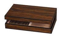Visol Fenestra 25 Cigar Humidor with Free Laser Engraved Metal Plate (Text)