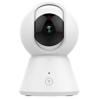 WiFi Home Security Camera Pan/Tilt/Zoom Dome Full HD 1080p Smart Cameras, Indoor Surveillance System, Remote Infrared Night Vision Monitor with Two-Way Audio, Easy to Use Smart iOS, Android App