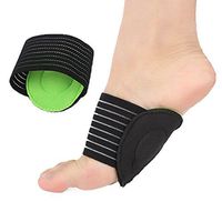 ShiningLove 1 Pair Foot Supports Breathable Foot Arc Thickened Foot Mat Sports Shoe Insole Pad Bandage Foot Strap