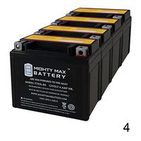 Mighty Max Battery YTX5L-BS 12V 4AH Battery Replaces UBC43000 - Upg UT5L-BS - 4 Pack Brand Product
