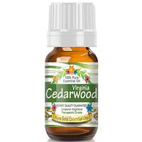 Pure Gold Virginia Cedarwood Essential Oil, 100% Natural & Undiluted, 10ml