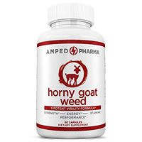 Amped Pharma - Goat - Muscle, Endurance, Stamina, Growth, Energy - Men & Women - Non-GMO & Gluten-Free - Premium 60 Veggie Capsules - Amped Pharma