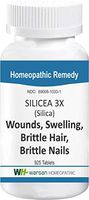 Silicea - Relief from Wound, Swelling, Brittle Hair, Brittle Nails. Tissue Salts - All Natural (3X)