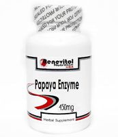 Papaya Enzyme 450mg 100 Capsules ~ Renevitol