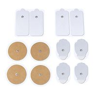 TENS Electrodes Premium Quality Large Replacement Pads for TENS Units 12 Pieces of Snap TENS Unit Electrodes