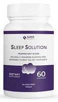 Sleep Aid for Adults by Super Naturals Health | Natural Sleeping Pills | 100% Natural Ingredients | Supports Better Sleep | Improves Insomnia | Melatonin | 60 Capsules