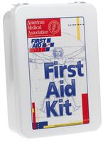 First Aid Only, Vehicle First Aid Kit Includes Metal Case with Gasket (91 Piece)