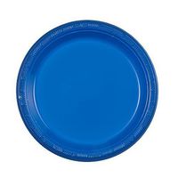 Party Dimensions 82273 15 Count Plastic Plate, 7-Inch, Blue