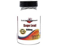 Sage Leaf 900mg * 100 Caps 100% Natural - by EarhNaturalSupplements