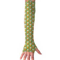 FRS Ltd Unisex Cooling Arm Sleeves Beer St. Patricks Day Anti-uv Sun Protection Perfect for Driving Fingerless Breathable Gloves (1 Pair)
