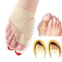 WangNana 1 Pair Silicone Thumb Valgus Toe Cushion Hallux Relief Corrector Pad Protector Sleeve