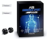 AmmoniaSport Athletic Smelling Salts - Ampules (100) Ammonia Inhalant - Smelling Salts - Powerlifting Smelling Salts - Ammonia Alert - Salt Caps - Pre Workout Tablets - Jetlag Pills - Ammonia Alert