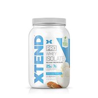 XTEND Pro Protein Powder Vanilla Ice Cream | 100% Whey Protein Isolate | Keto Friendly + 7g BCAAs with Natural Flavors | Gluten Free Low Fat Post Workout Drink | 1.8lbs