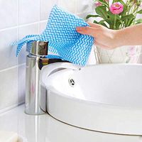 EORTA Disposable Cleaning Wipes Kitchen Cleansing Cloths Non-Woven Fabrics Dish Washing Towels，2 Roll Of 100 Pieces, for Home Travel Picnic Restaurant Camping