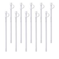 13" Flexible Straws for Whirley Hospital Mugs (10)