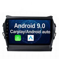 SYGAV Android 9.0 Car Radio for 2013-2017 Hyundai Santa fe Stereo with Carplay GPS Navigation 9 Inch Touch Screen Head Unit