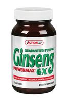Action Labs Ginseng PowerMax 6x, 50-Count