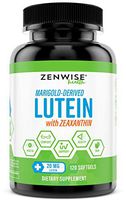 Lutein 20mg Vitamin Supplement with Zeaxanthin - Provides Natural Benefits for Eyes - for Healthy Retinal Tissue and Vision - Reduce Eye Strain & Fatigue - Brain & Memory Booster - 120 Softgels