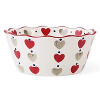 Bowl Vegetable Salad Folk culture bowl Ceramic Soup Folk culture bowl, Ramen Folk culture bowl 6.5 Inches Dessert Folk culture bowl Cooking & Dining (Color : Red, Size : 17 7.5cm) Household tablewar