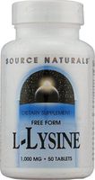 L-Lysine 1000mg Source Naturals, Inc. 50 Tabs