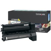 Lexmark C7700YS  Yellow Return Program Print Cartridge For C770/C772