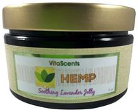 VitaScents Hemp Soothing Lavender Jelly for Muscular Pain Relief, 4 oz
