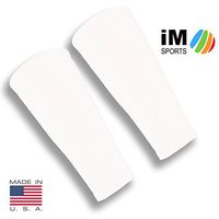 iM Sports SKINGUARDS Skin Protection Forearm Sleeves + Protects Aging or Thin Skin + UV Protection - Unisex + Made in USA - White - Medium/Large - Pair