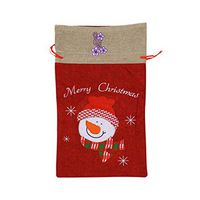 VAbBUQBWUQ Music Key Flower Santa Clause Drawstring Candy Goody Toy Gift Stocking Bag Holiday Wrapping Party Favors Presents Decorations