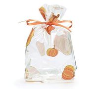 10ct. Fall Pumpkins Parade 4x2x9" Medium Cello Cellophane Party Treat Food Snack Bags ngKE -1592