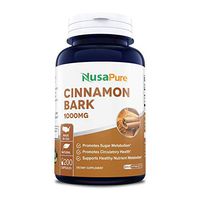 Cinnamon Bark 1000mg 200caps (Non-GMO & Gluten Free) Natural Anti-Bacterial & Anti-Microbial Properties