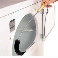 NIHAI Wave Wheel Washing Machine Cleaning Brush, Nylon Material Cleaner Brush Clothes Dryer Lint Vent Trap Cleaner Brush（73cm）