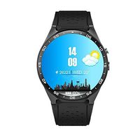 LEMFO KW88 3G Smart watch, Android 5.1 OS, Quad Core support 2.0MP Camera Bluetooth SIM Card WiFi GPS Heart Rate Monitor, (Gray+Black)